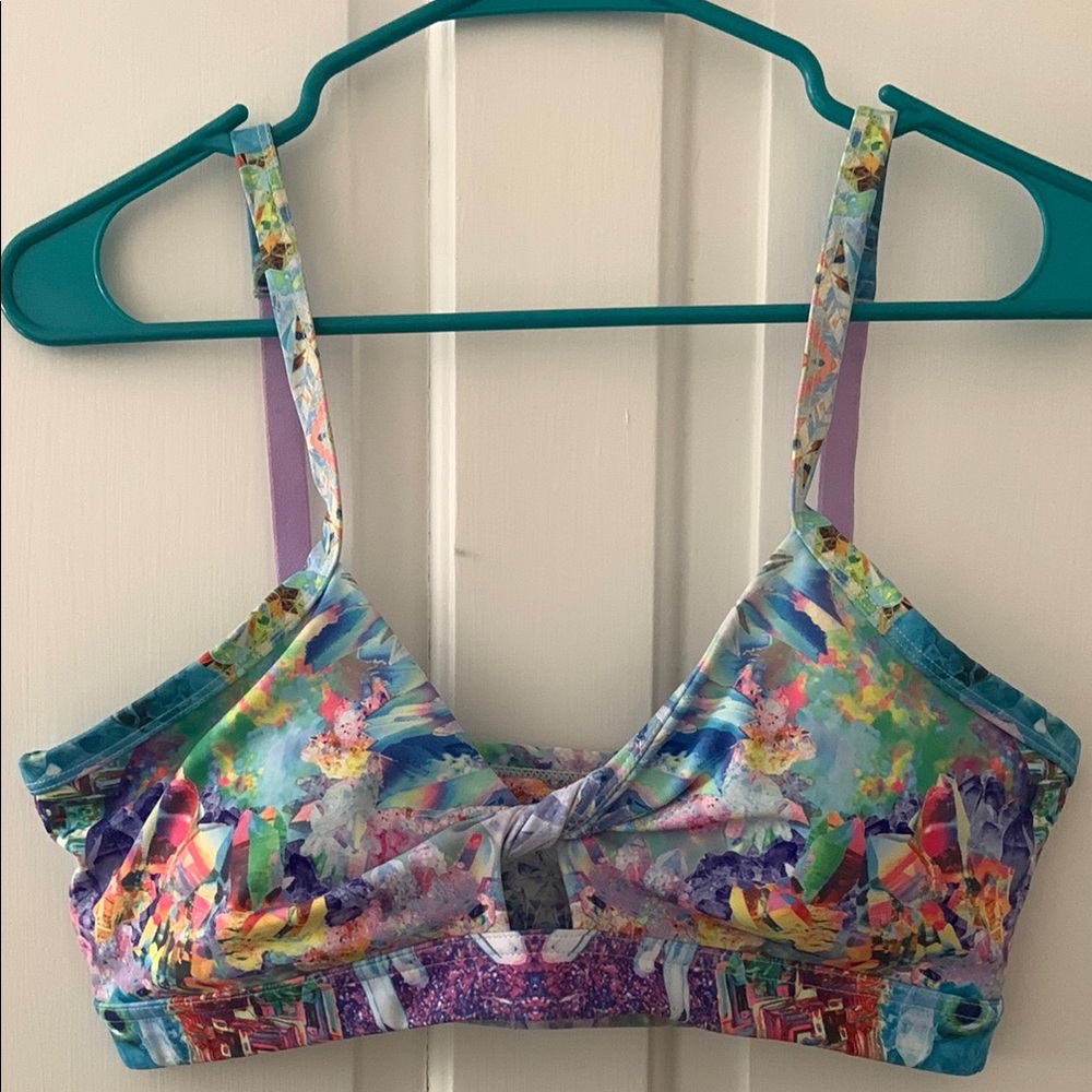 BlackMilk Crystal Magic Twist Sports Bra